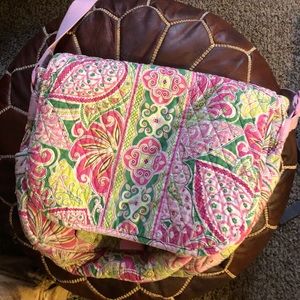 Vera Bradley laptop messenger bag